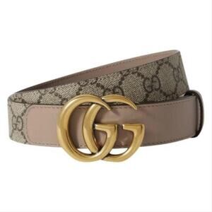 GUCCI GG logo supreme thin belt size 75